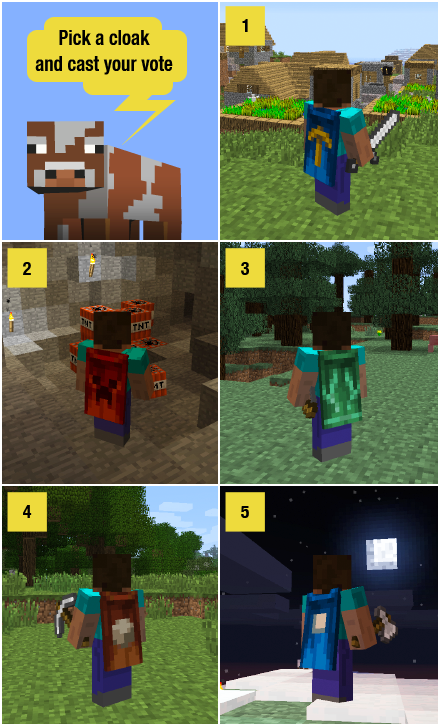 Minecon Swag - Cloaks